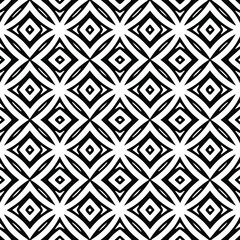  Geometric vector pattern with Black and white colors. abstract ornament for wallpapers and backgrounds.