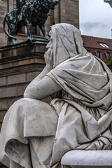 Monument of Germany's poet, philosopher and historian Friedrich Schiller (1871) near Concert Hall...