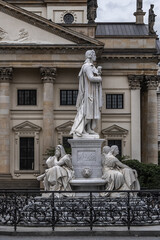 Monument of Germany's poet, philosopher and historian Friedrich Schiller (1871) near Concert Hall...