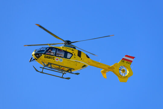  Airbus Helicopters H135 operated by Helikopter Air Transport GmbH (Heli Air), rescue helicopter of the oeamtc