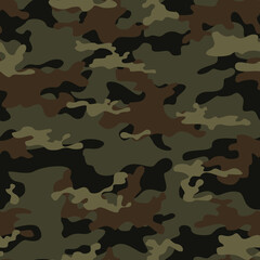 Fototapeta premium Military vector camouflage, army background. Ornament