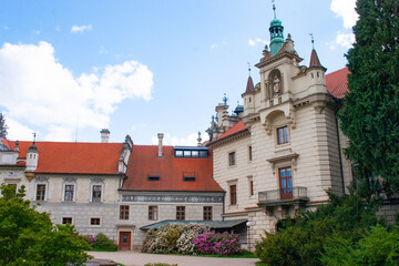 Fototapeta na wymiar Blatna castle in Czech republic