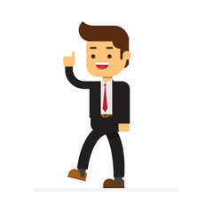 Business man Having a good idea