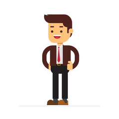 Business man character avatar
