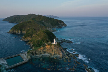 愛媛県伊方町　夕暮れの佐田岬半島