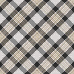 Plaid pattern seamless. Check fabric texture. Stripe square background. Vector textile design.