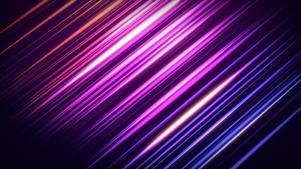 Abstract Sweet Purple Colorful Diagonal Straight Parallel Streaking Light Beams Background