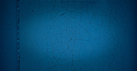 Obraz premium Old concrete floor in blue tone. Concrete background with free copy space for products or advertisement design quotes. abstract.