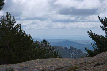 krajobraz góry natura drzewa widok przyroda