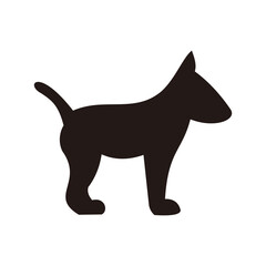 dog vector icon illustration sign