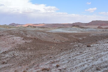Arizona Badlands Navajo Landscape West Southwest Travel Road Trip Clouds Sky