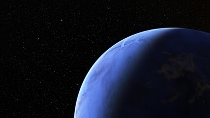 earth-like planet in far space, planets background