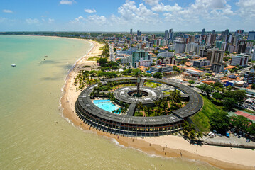 Joao Pessoa, Paraiba, Brazil on November 18, 2007. Tambau beach, the most famous urban beach in the...