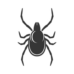 Tick Sign on White Background. Bug Icon Vector