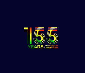 Mixed colors, Festivals 155 Year Anniversary, Party Events, Company Based, Banners, Posters, Card Material, for