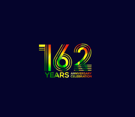 Mixed colors, Festivals 162 Year Anniversary, Party Events, Company Based, Banners, Posters, Card Material, for