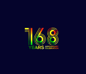 Mixed colors, Festivals 168 Year Anniversary, Party Events, Company Based, Banners, Posters, Card Material, for