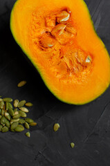 Pumpkin soup whit milky cream