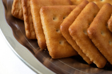 cookies on a white plate