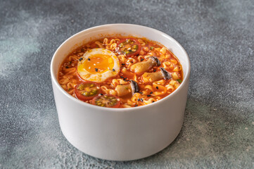 Bowl of Ramen: top view