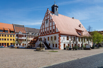 Grimma, Saxony, Germany- 05 11 2021, the small town on the river Mulde is known as the 