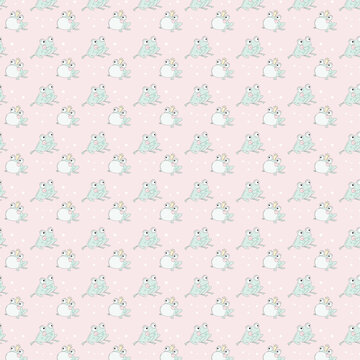 digital paper frogs 