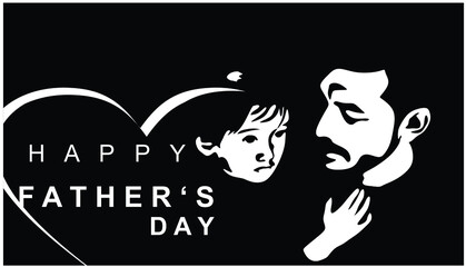 happy father day. greeting designs for father's day.