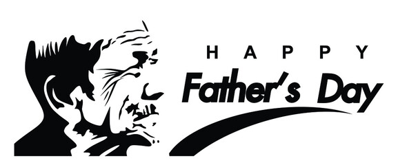 happy father day. greeting designs for father's day.