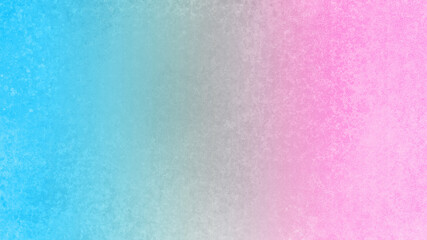 ピンク、青の手描きグラデーション水彩背景素材