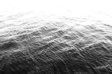 Black and White sea foaming water background