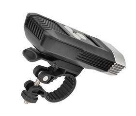 bicycle front light path isolated on white