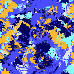 urban unique seamless abstract colorful pattern for prints, texture, textile