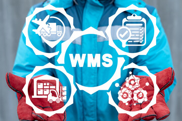 Concept of WMS Warehouse Management System.