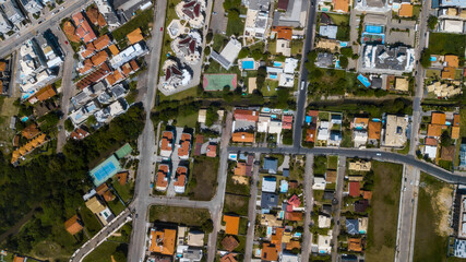 City Center Downtown Buildings Residencial Apartment Complex Street Cars Transport