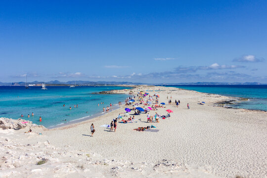 Ses Illetes beach in Formentera (Spain)