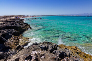 Ses Illetes beach in Formentera (Spain)
