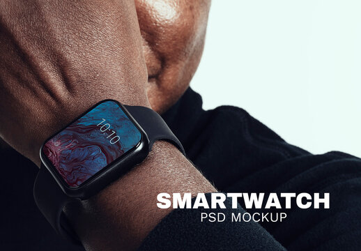 Black Woman with Smartwatch