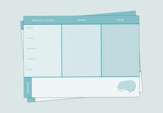Simple Blue Planner