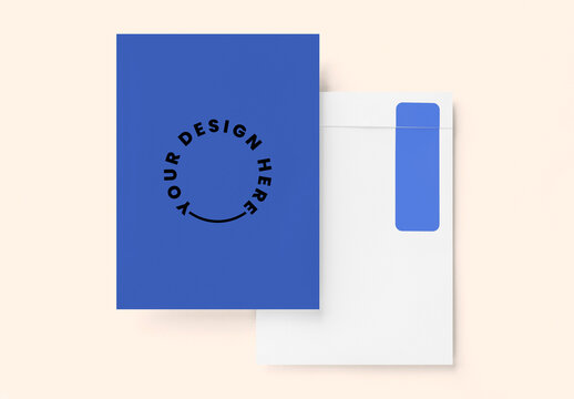Business Document and Envelope Mockup