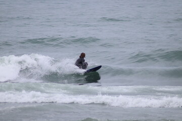 surfer on the beach
