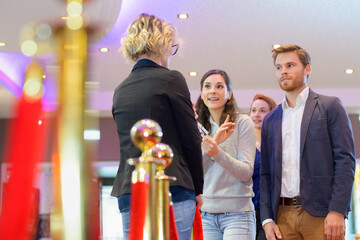 people entering cinema