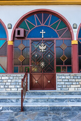 Orthodox Church in Platamona (Platamonas) village. Pieria, Macedonia, Greece.