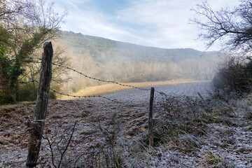 Route of the water of Bergonzo, Alava, Spain.
