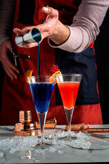 mixed alcoholic cocktail