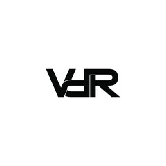vdr letter original monogram logo design