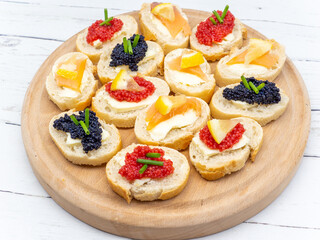 assorted fish starters