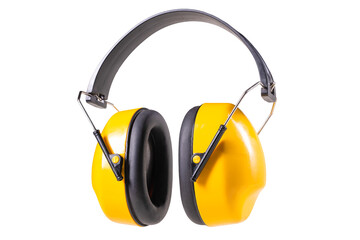 Hearing protection for mechanics and construction workers. Personal protective accessories used in...