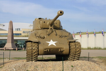 Utah Beach, Francia. Una de las playas del desembarco de Normandía. 