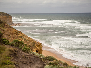 Cliffs and Rocky Coastline, Port Campbell National Park, Great Ocean Road, Australia
