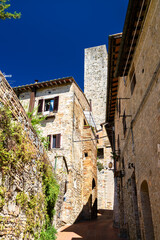 View of San Gimignano town in Tuscany, Italy